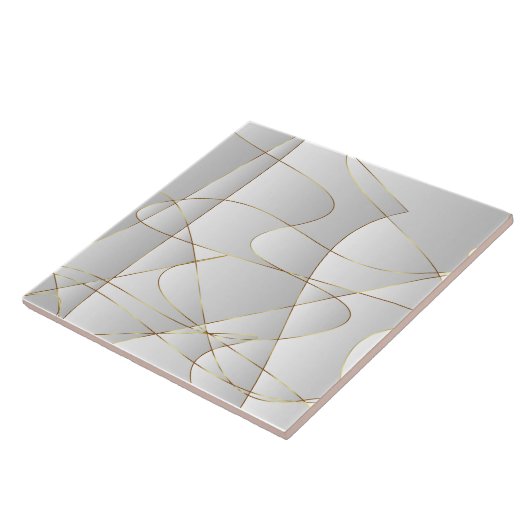 Schöne Goldlinien Fliese (Seite)