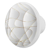 Schöne Goldlinien Keramikknauf (Rechts)