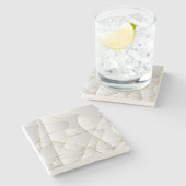 Schöne Goldlinien Steinuntersetzer (Seitenansicht)