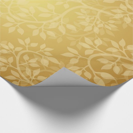 Schöne Goldweine Geschenkpapier (Ecke)