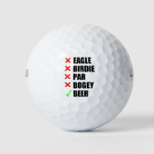 Schöne Golfbedingungen Golfball (Vorderseite)