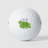 Schöne Golfplätze für Golfliebhaber Golfball (Vorderseite)