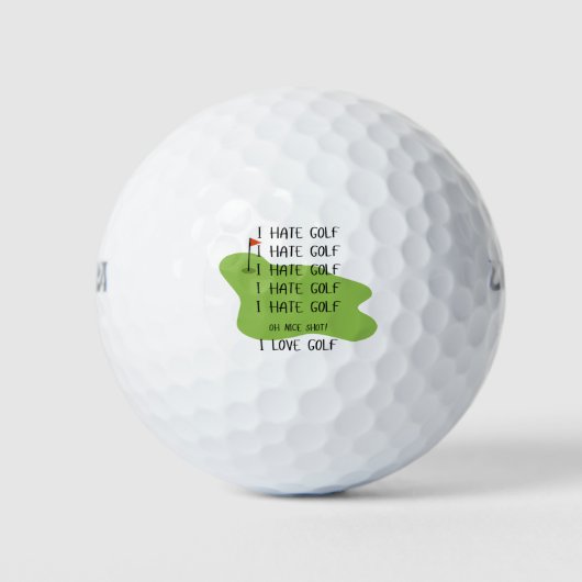 Schöne Golfplätze für Golfliebhaber Golfball (Vorderseite)