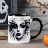 Schöne gotische Frau Tasse