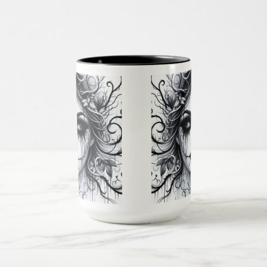 Schöne gotische Frau Tasse (Zentrum)