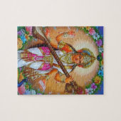 Schöne Göttin Saraswati Puzzle (Horizontal)