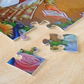 Schöne Göttin Saraswati Puzzle (Seite)