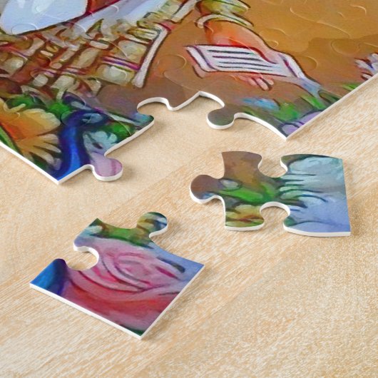 Schöne Göttin Saraswati Puzzle (Seite)
