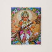 Schöne Göttin Saraswati Puzzle (Vertikal)