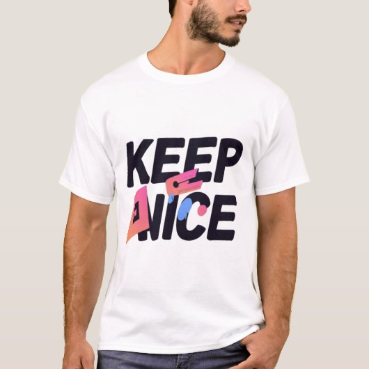 Schöne Gradient-Typografie-Designs T-Shirt (Vorderseite)