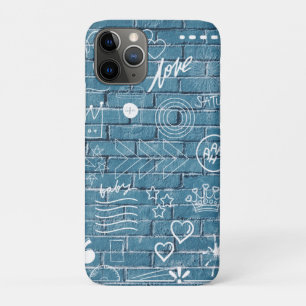Schöne Graffiti Art on Wall Green Calligraphy Case-Mate iPhone Hülle