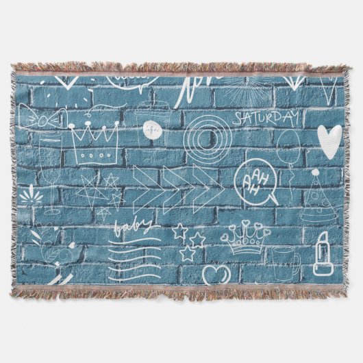 Schöne Graffiti auf der Mauer Grüne Kalligrafie Decke (Vorderseite)