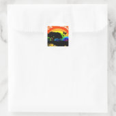Schöne Grafik Runder Aufkleber (Tasche)