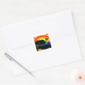 Schöne Grafik Runder Aufkleber (Umschlag)