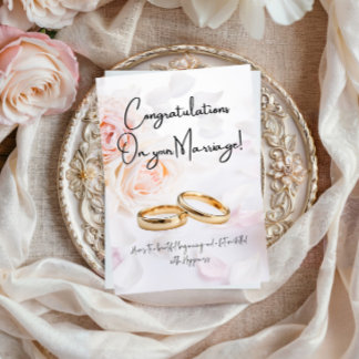 Schöne Gratulation zur Hochzeit Geld Karte