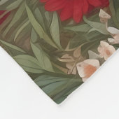 Schöne Grau-Donkey-Rote Landschaft Fleecedecke (Ecke)