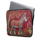 Schöne Grau-Donkey-Rote Landschaft Laptopschutzhülle (Vorderseite Links)