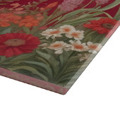 Schöne Grau-Donkey-Rote Landschaft Schneidebrett (Ecke)