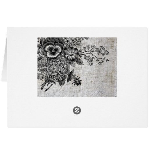 Schöne Grau-Schwarz-Blume UAWG (Rückseite Horizontal)