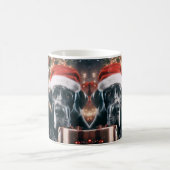 Schöne Great Dane Hunde Weihnachten Kunst Kaffeetasse (Mittel)