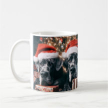 Schöne Great Dane Hunde Weihnachten Kunst