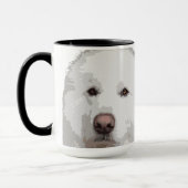 Schöne Great Pyrenäen Hund Kaffee Tasse (Links)