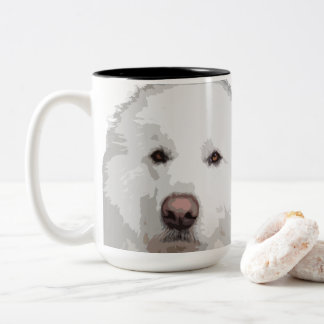 Schöne Great Pyrenäen Hund Kaffee Tasse