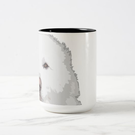 Schöne Great Pyrenäen Hund Kaffee Tasse (Mittel)