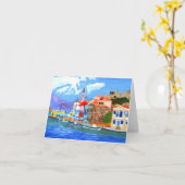 Schöne Griechenland-Karte Karte (Gelbe Blume)