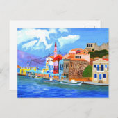 Schöne Griechenland-Karte Postkarte (Vorne/Hinten)