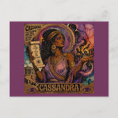Schöne griechische Göttin Cassandra Postkarte (Vorderseite)