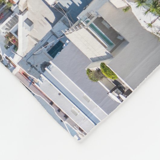 Schöne griechische Landschaft Fleecedecke (Ecke)