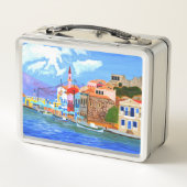 Schöne Griechische Lunchbox (Rückseite)