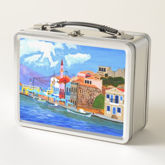 Schöne Griechische Lunchbox (Vorderseite)