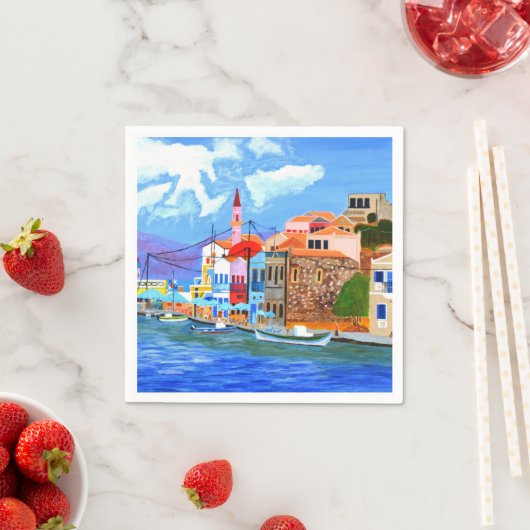 schöne griechische Servietten (Beispiel)