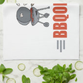 Schöne GRILLEN Geschirrtuch (Gefaltet)