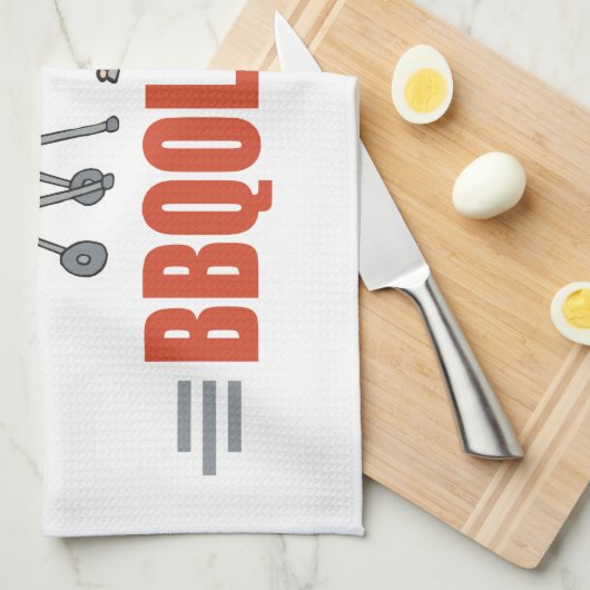 Schöne GRILLEN Geschirrtuch (Viertel Falte)