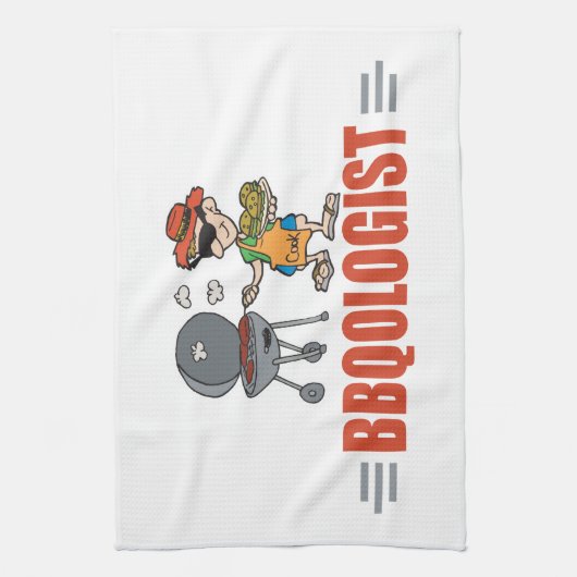 Schöne GRILLEN Geschirrtuch (Vertikal)