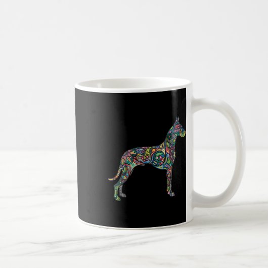 Schöne Große Dane Totem Kaffeetasse (Rechts)