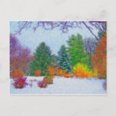 Schöne große Kunstmalerei Postkarte (Vorderseite)