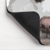 Schöne große Pyrenäen Hundelaupe Mousepad (Ecke)