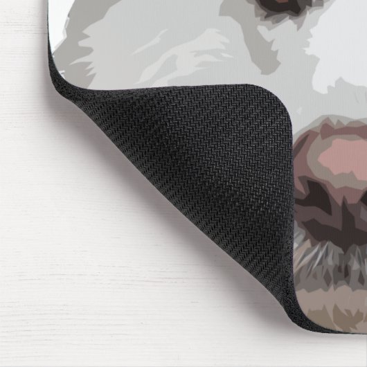 Schöne große Pyrenäen Hundelaupe Mousepad (Ecke)