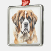 SCHÖNE GROSSE SAINT BERNARD DOG ORNAMENT AUS METALL (Links)