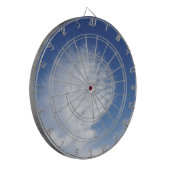Schöne, große Wolke Dartscheibe (Vorderseite Links)