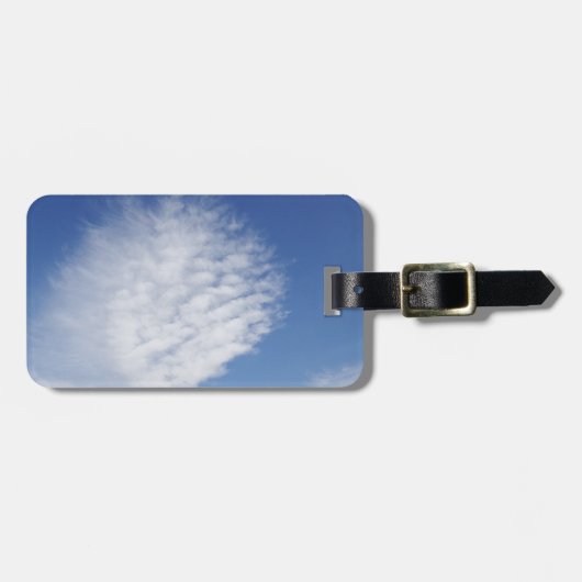 Schöne, große Wolke Gepäckanhänger (Vorderseite horizontal)