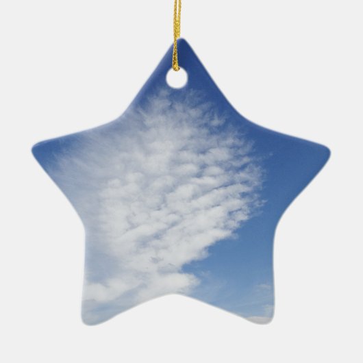 Schöne, große Wolke Keramikornament (Vorne)