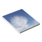 Schöne, große Wolke Notizblock (angewinkelt)