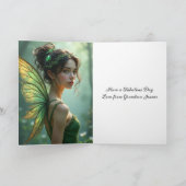 Schöne Großtochter verzaubert am 12. Geburtstag Karte (Innenseite)