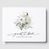 Schöne Grünanlage Pumpkin Fall Gästebuch (Vorderseite)