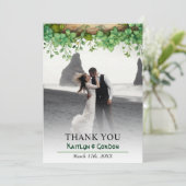 Schöne Grünanlage St Patricks Foto Dankeskarte (Stehend Vorderseite)